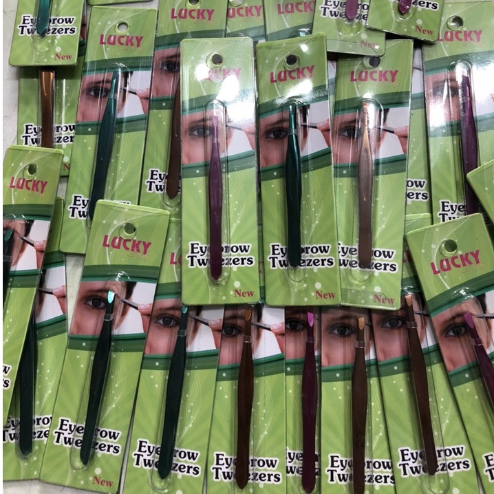 Nhíp màu Lucky nhổ lông cao cấp