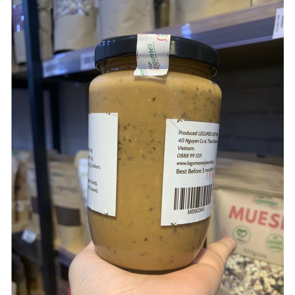 Bơ Đậu Phộng Eat Clean Mix 9 Loại Hạt Khác Nhau, Không Đường, Giảm Cân, Keto, Tăng Cường - 9 Mix Butter Crunchy Vegan