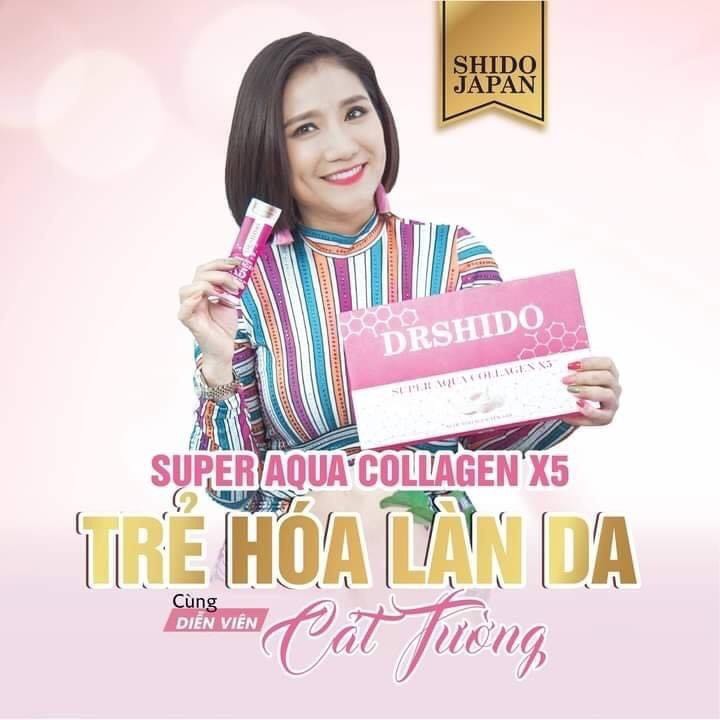 [CHÍNH HÃNG] Collagen Super Aqua X5 - Nước Uống Collagen Yến Sào Cherry Giúp Trẻ Hóa Da, Căng Bóng, Trắng Mịn