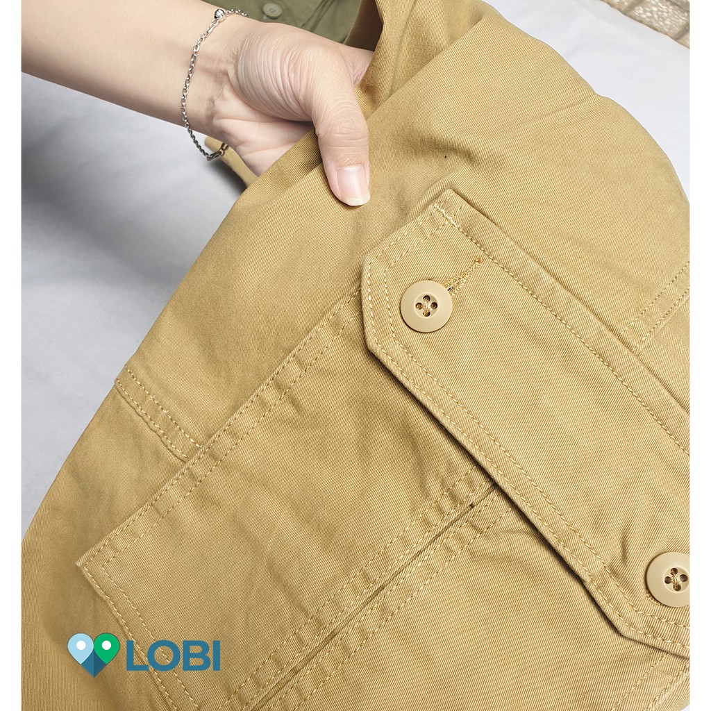 Quần túi hộp nữ⭐FREESHIP⭐Quần kaki túi hộp nữ màu be cá tính, độc đáo và năng động | BigBuy360 - bigbuy360.vn