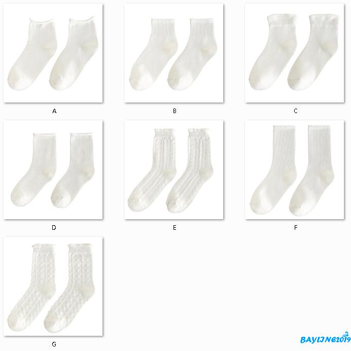 Vớ cotton màu sắc đơn giản dành cho nữ