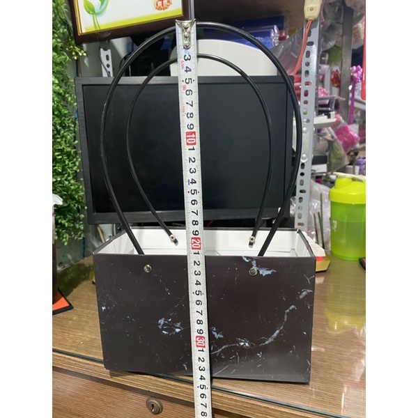 Túi cắm hoa sap vân đá