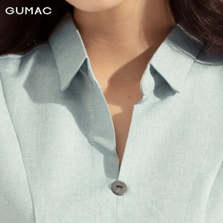 Đầm sơ mi nữ phối nút DA1154 GUMAC