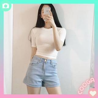 Áo CROPTOP ôm tay ngắn, áo croptop đẹp basic CG008