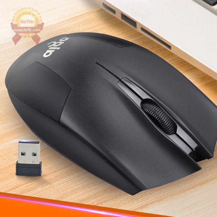 Chuột không dây quang Wireless 2.4gHz 1200DPI AiGo Q710 cao cấp của hãng Aigo cho laptop PC văn phòng – BH 12 tháng