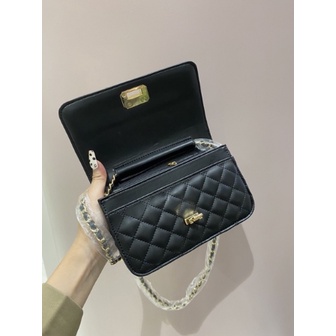 Túi trần trám cnk , trần ô khoá gập xuất dư size 20cm. hot hit 2022 - B260. Chuẩn Quảng Châu