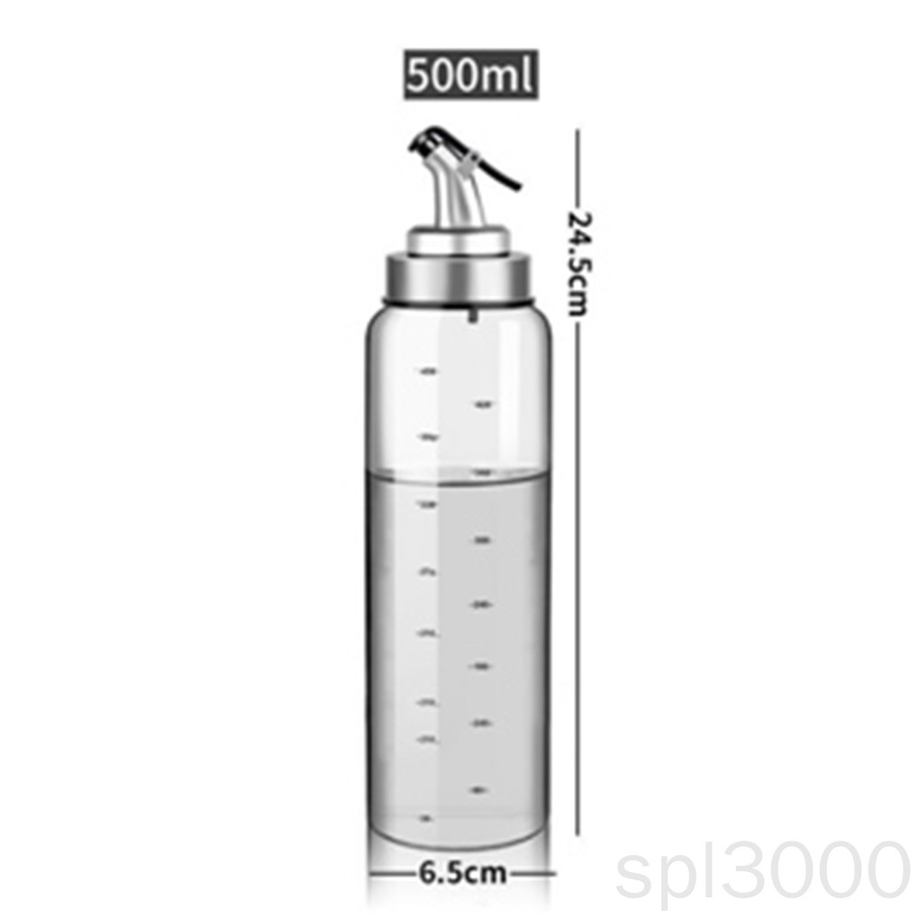 Bình Thủy Tinh Đựng Dầu / Nước Chấm 500 / 300 / 180ml