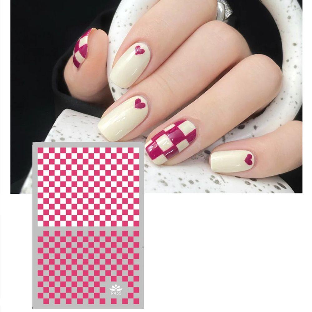 OCEANMAP Miếng Dán Trang Trí Móng Tay 3D Hình Gấu Klein Thời Trang Dành Cho Nữ