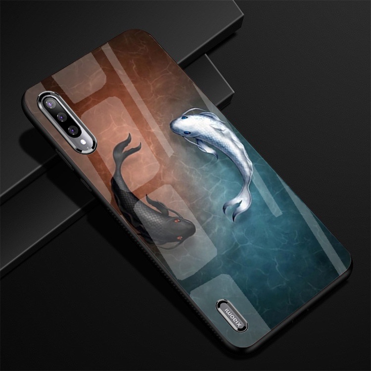 Ốp Lưng XIAOMI MI A3 mặt kính cường lực cao cấp thiết kế Độc Quyền
