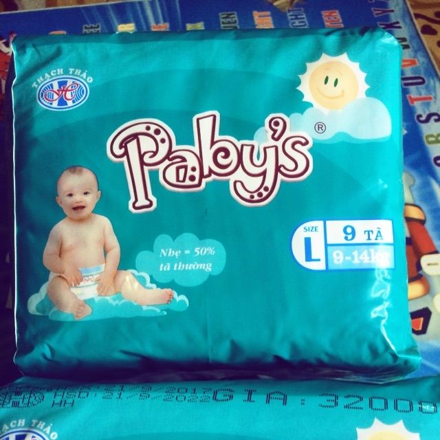 Combo 10 gói tã dán pabys size L90 miếng +KM