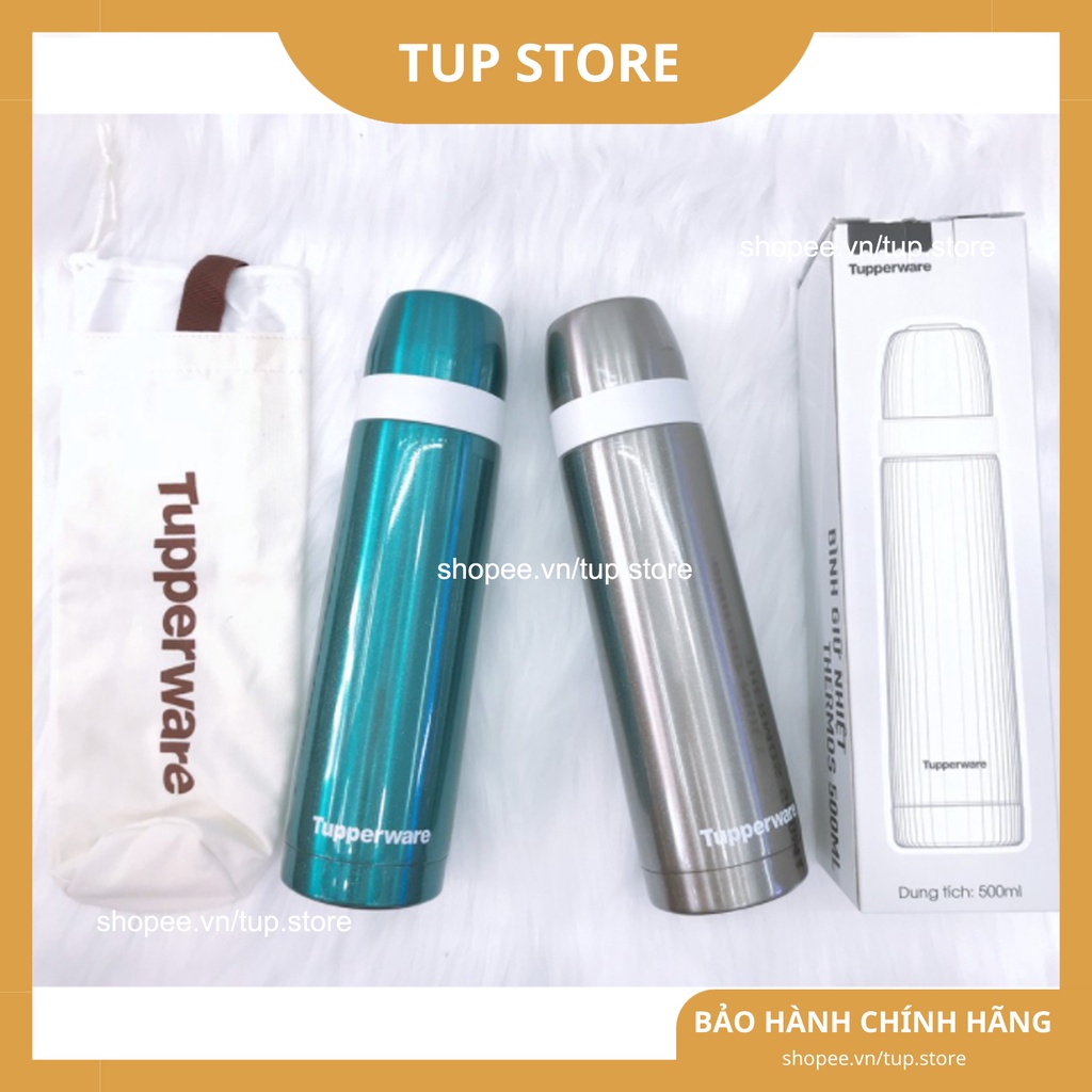 Bình Giữ Nhiệt Thermos Sparkling 500ml Tupperware + Tặng 1 túi vải đựng