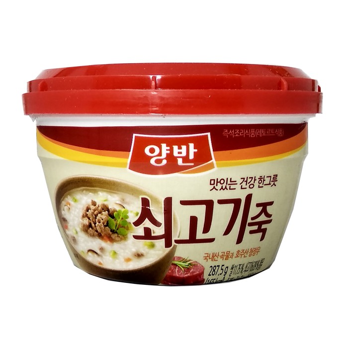 CHÁO THỊT BÒ HÀN QUỐC DONGWON hộp 288g