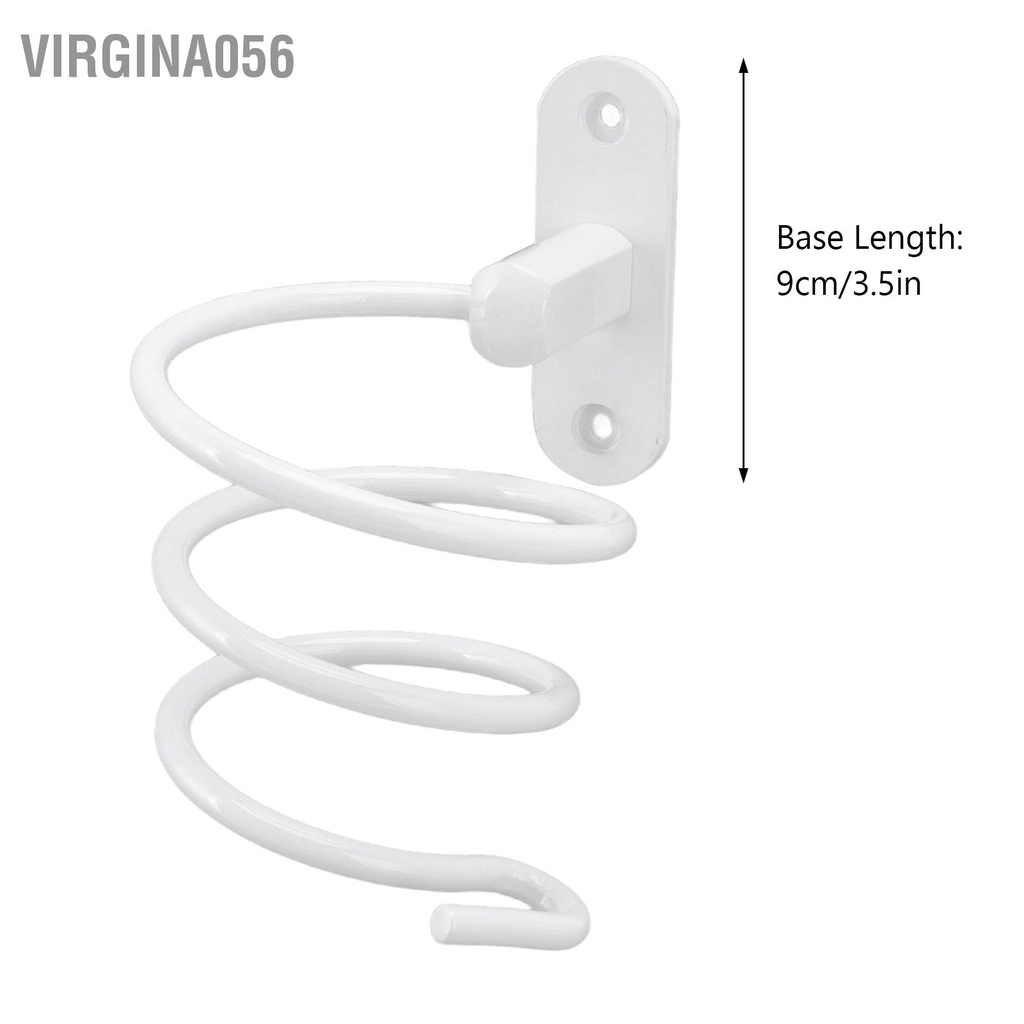Virgina056 Giá đỡ máy sấy tóc Đa năng treo tường xoắn ốc cho hầu hết các loại