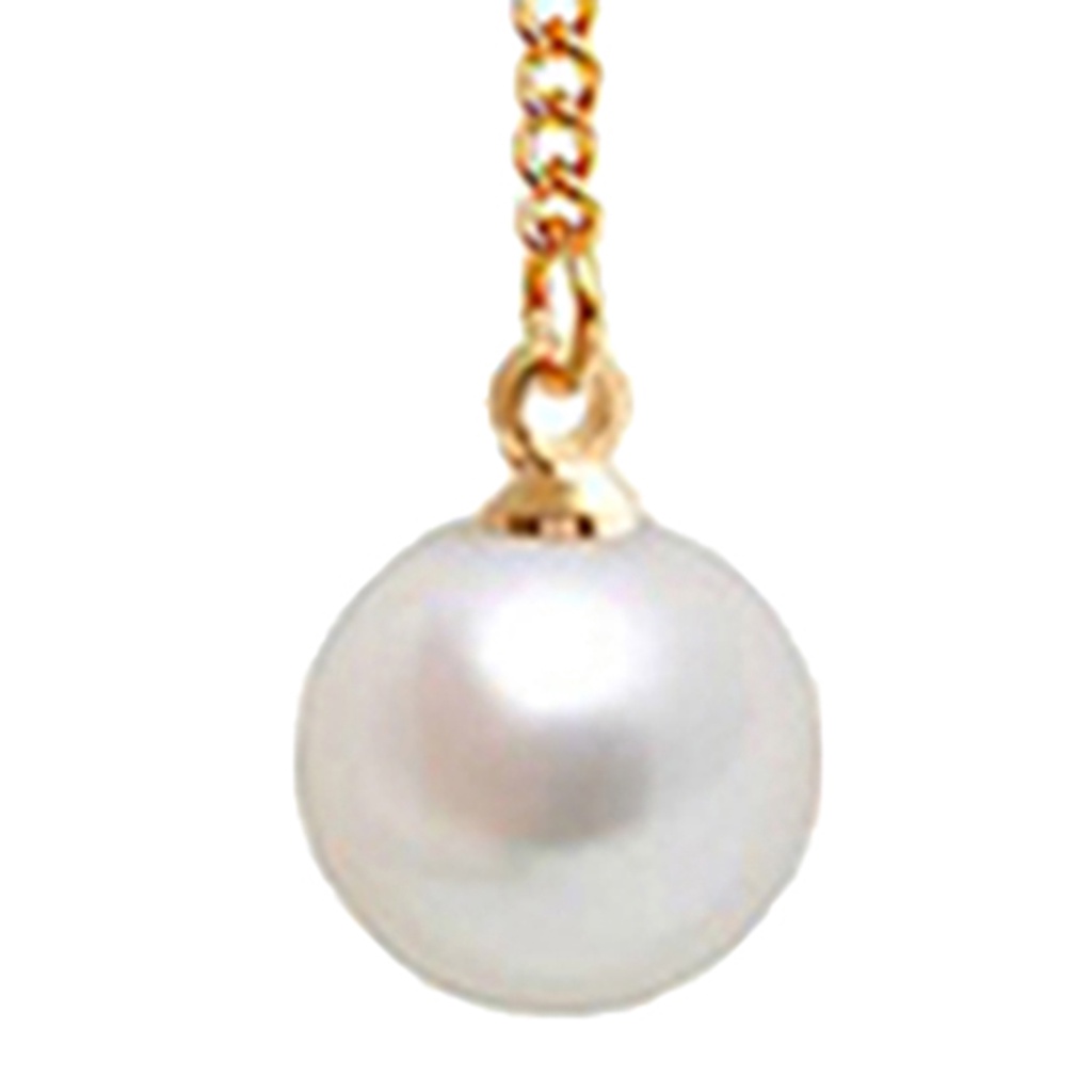 Đôi khuyên tai dài hình đôi cánh và ngọc trai xinh xắn cho nữ