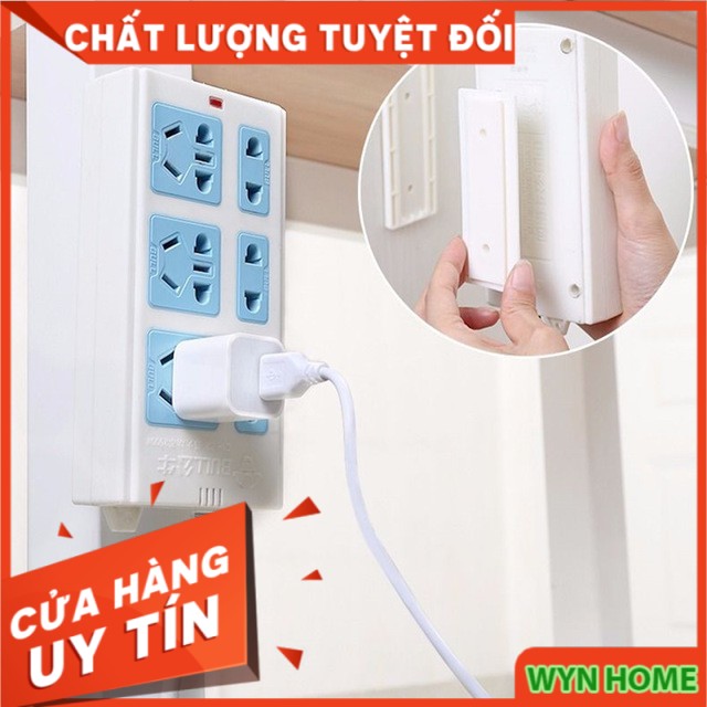 Giá treo ổ cắm điện 💝HÀNG CÓ SẴN💝 miếng dán đỡ cục phát wifi tranh ảnh gắn tường đa năng thông minh