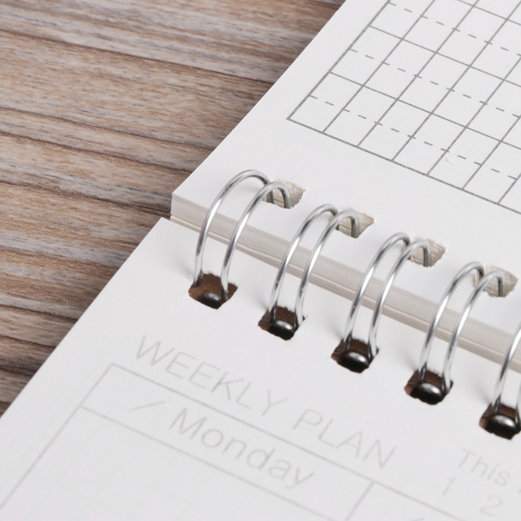 Sổ Tay Ghi Chú Lên Kế Hoạch / Tháng / Hàng Tuần / Hàng Ngày Agenda