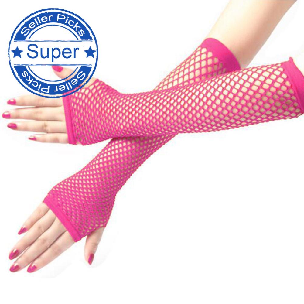 Găng tay lưới dài gợi cảm 9 màu sắc lựa chọn Y0D3