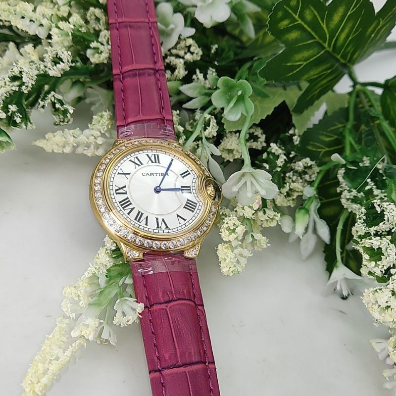 ĐỒNG HỒ ROMAN CAR-TIER NỮ QUAI DA