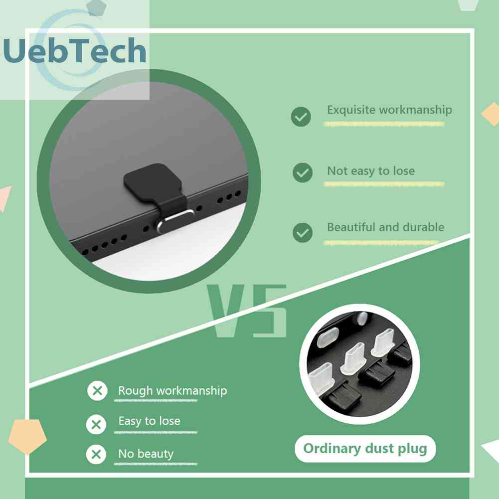 Nút Chặn Cổng Sạc Chống Bụi Cho iPhone / Micro / Type-C