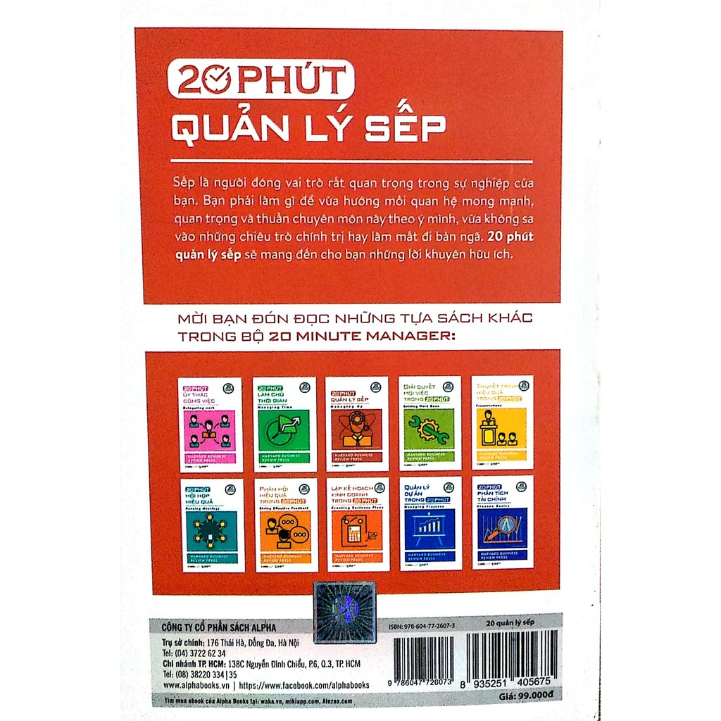 Sách - 20 Phút quản lý sếp (Tái bản 2017)