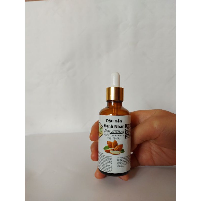 Dầu hạnh nhân – Sweet Almond Oil I dầu nền tự nhiên nguyên chất làm đẹp và làm dầu massage