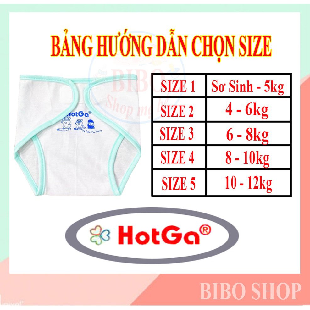 Set 10 Tã Dán,Tả Vải Cho Trẻ Sơ Sinh Chất Vải 100% Cotton,Chất Mềm, Vải Mịn, Miếng Dán Cao Cấp_ Hotga