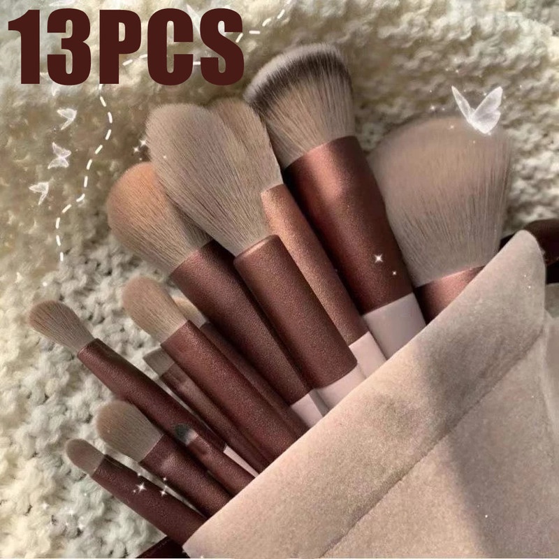 Set 13 Cọ Trang Điểm Lông Mềm Đa Năng