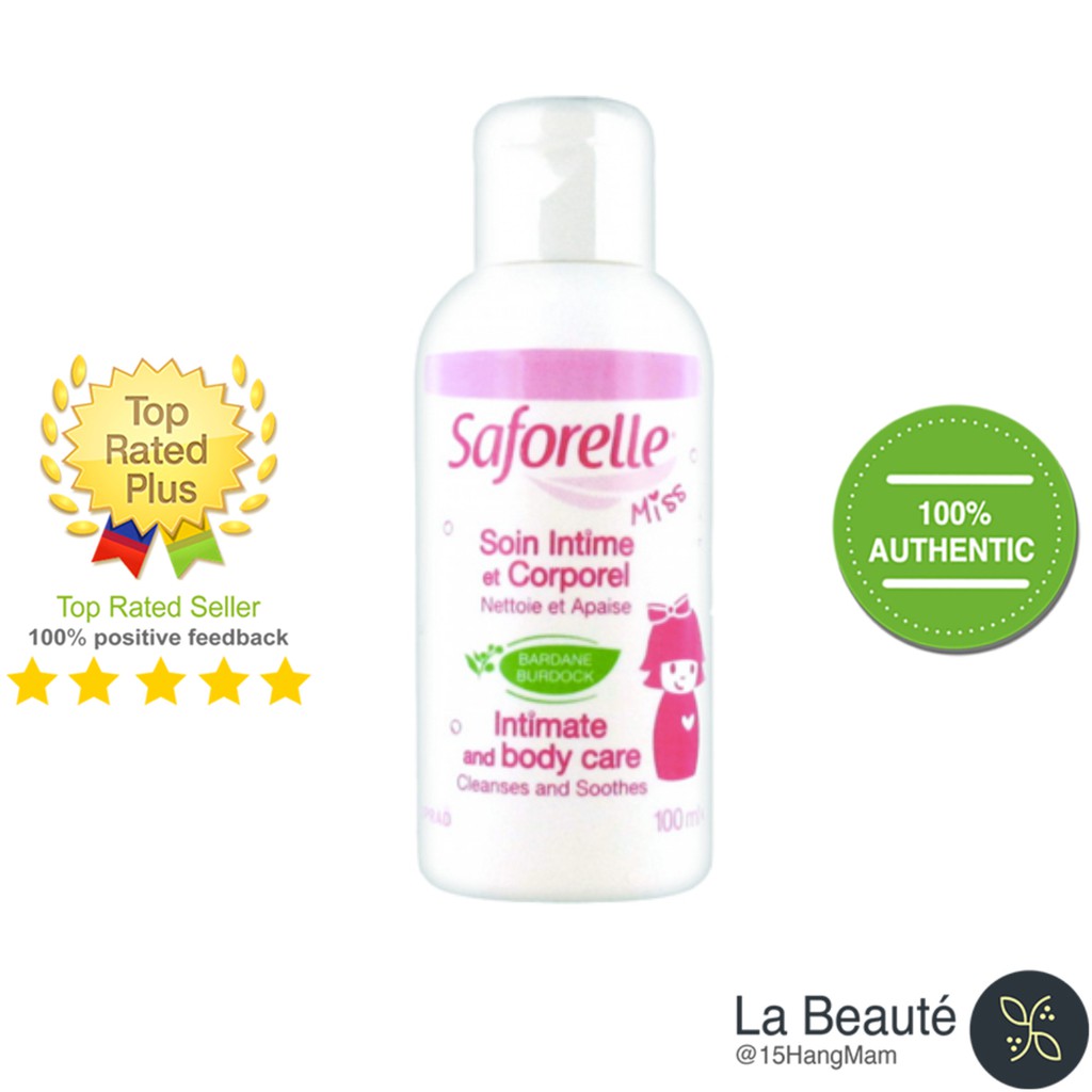 Saforelle Miss - Dung Dịch Vệ Sinh Cho Bé Từ 4 Tuổi 100ml