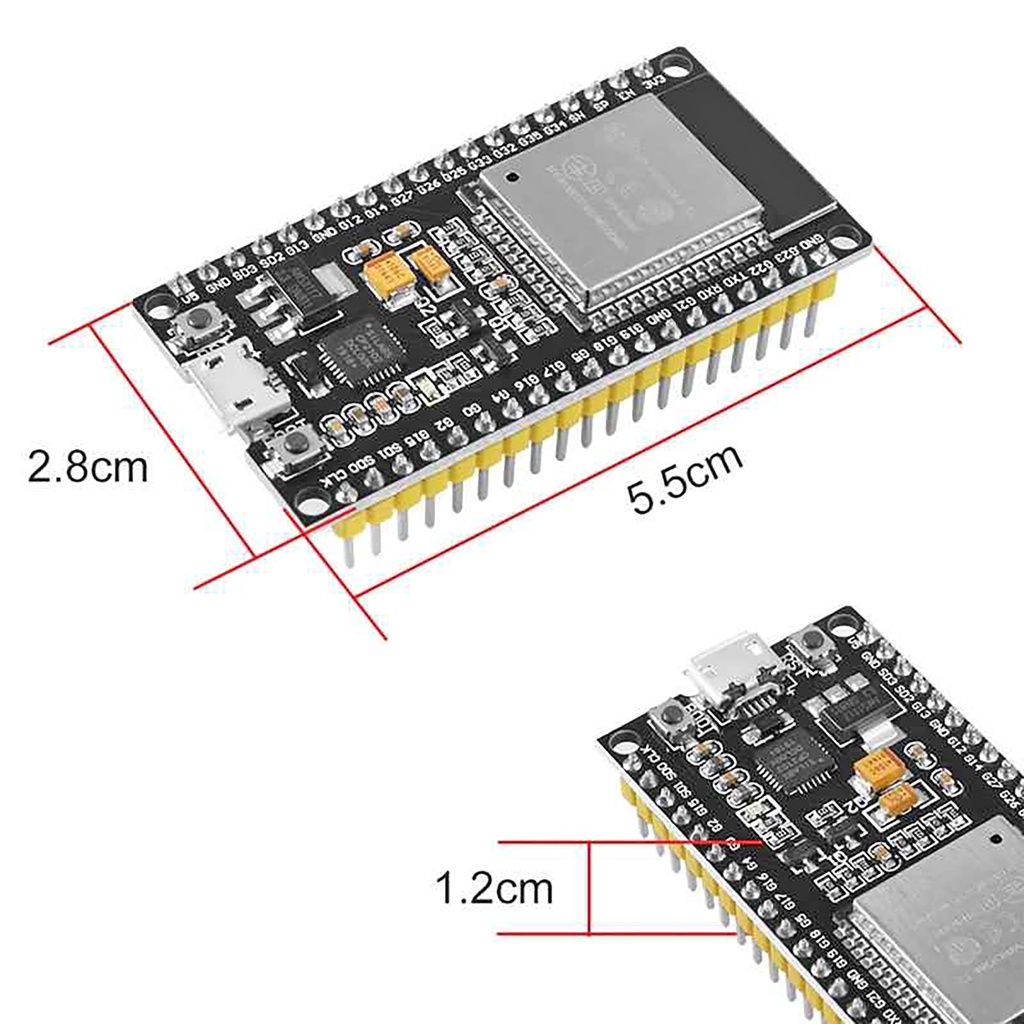 Kit RF thu phát wifi + bluetooth esp32