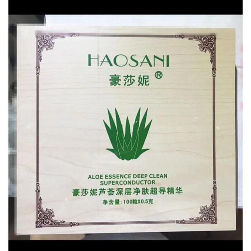 Viên thải chì Haosani thải độc tố hộp 100 viên, thải chì độc tố cho da