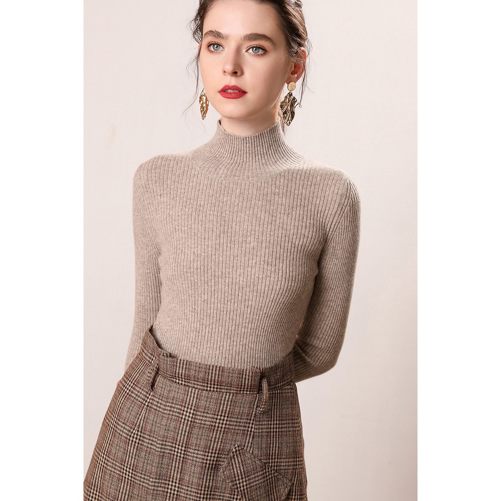 Áo len gân cổ 3 phân siêu đẹp, siêu hot | BigBuy360 - bigbuy360.vn