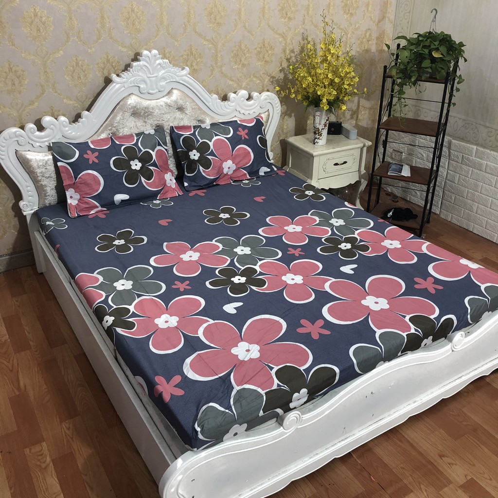 Ga trải giường bo chun 1m8x2m vải cotton poly,chọn mẫu ngay trên bài đăng,doremon đàn