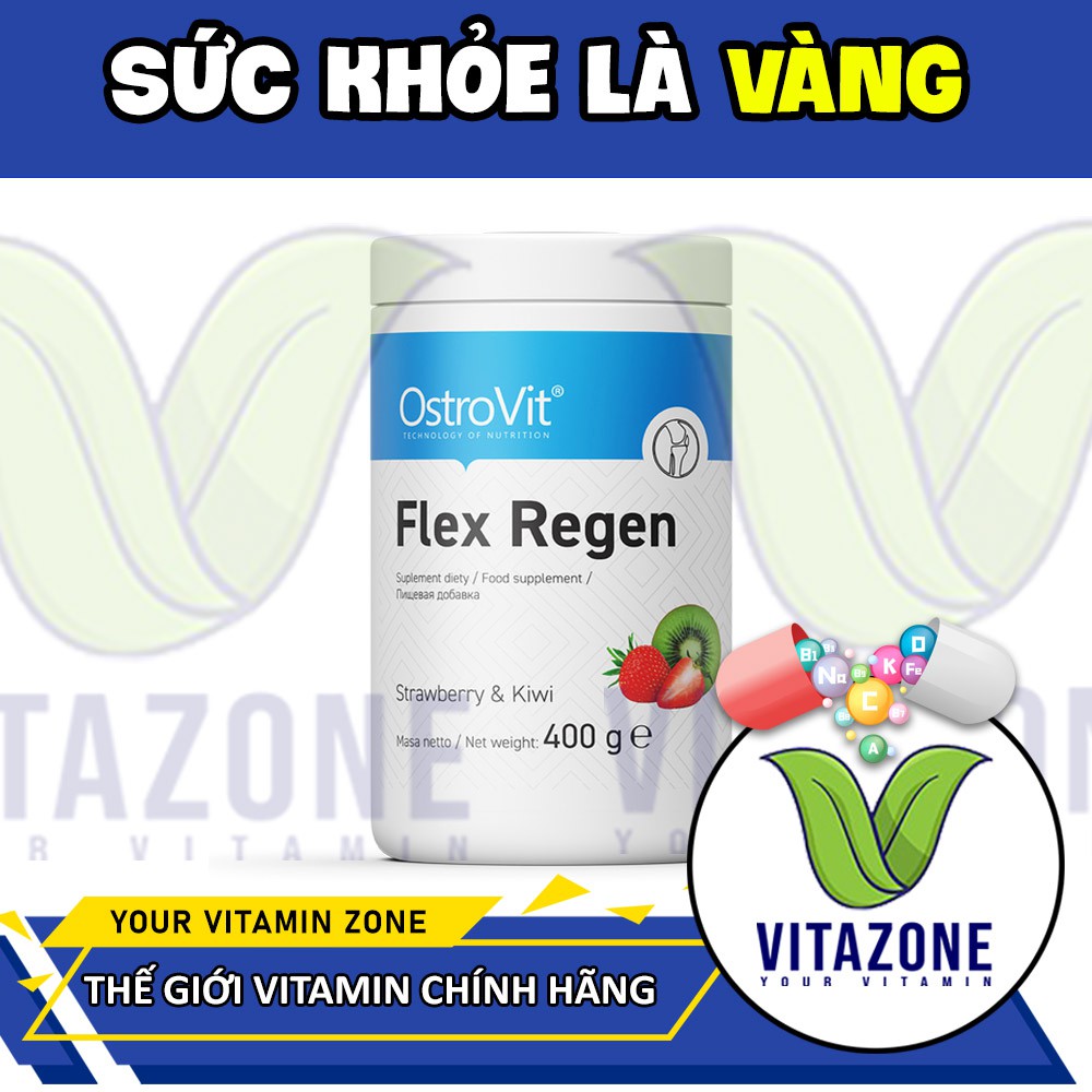 OSTROVIT FLEX REGEN - BỔ SUNG GLUCOSAMINE VÀ CÁC VITAMIN KHOÀNG CHẤT GIÚP HỖ TRỢ XƯƠNG KHỚP