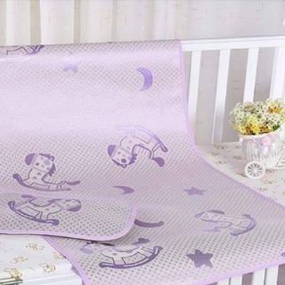 Chiếu lụa điều hòa kèm gối cho bé