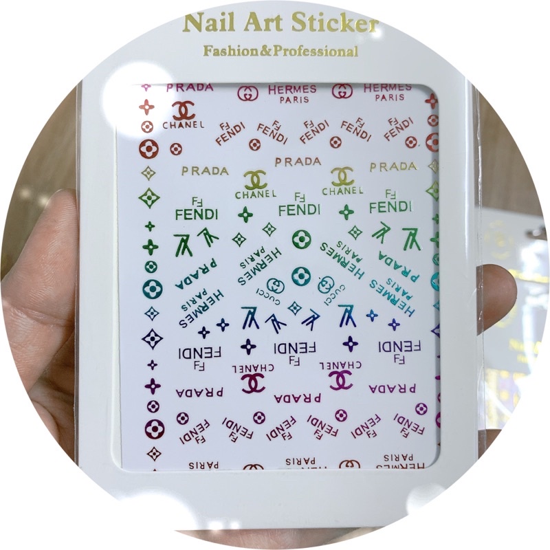Sticker thương hiệu đẹp - LanChiNail