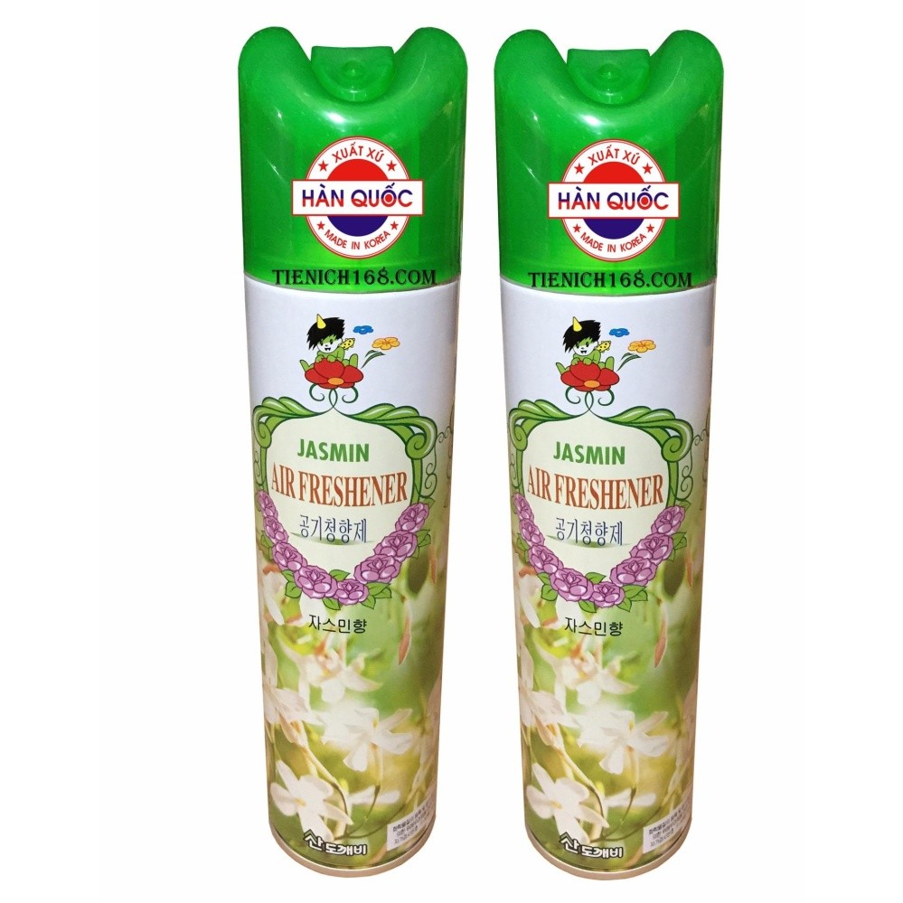 Bộ 2 Nước hoa xịt phòng Sandokkaebi 370ML Hương JASMIN TI768
