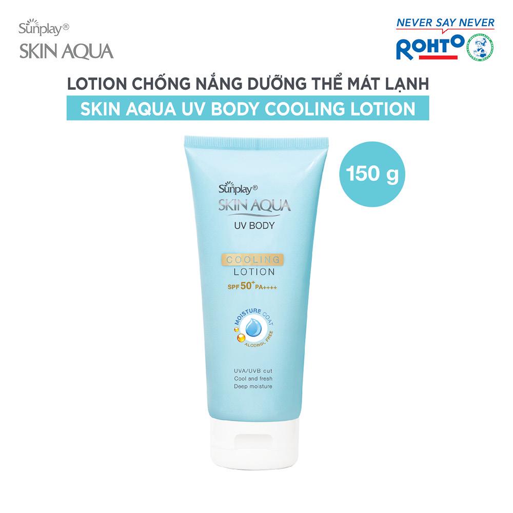 Kem chống nắng dưỡng thể Mát Lạnh Sunplay Skin Aqua UV Body SPF 50+ PA++++ (150g)