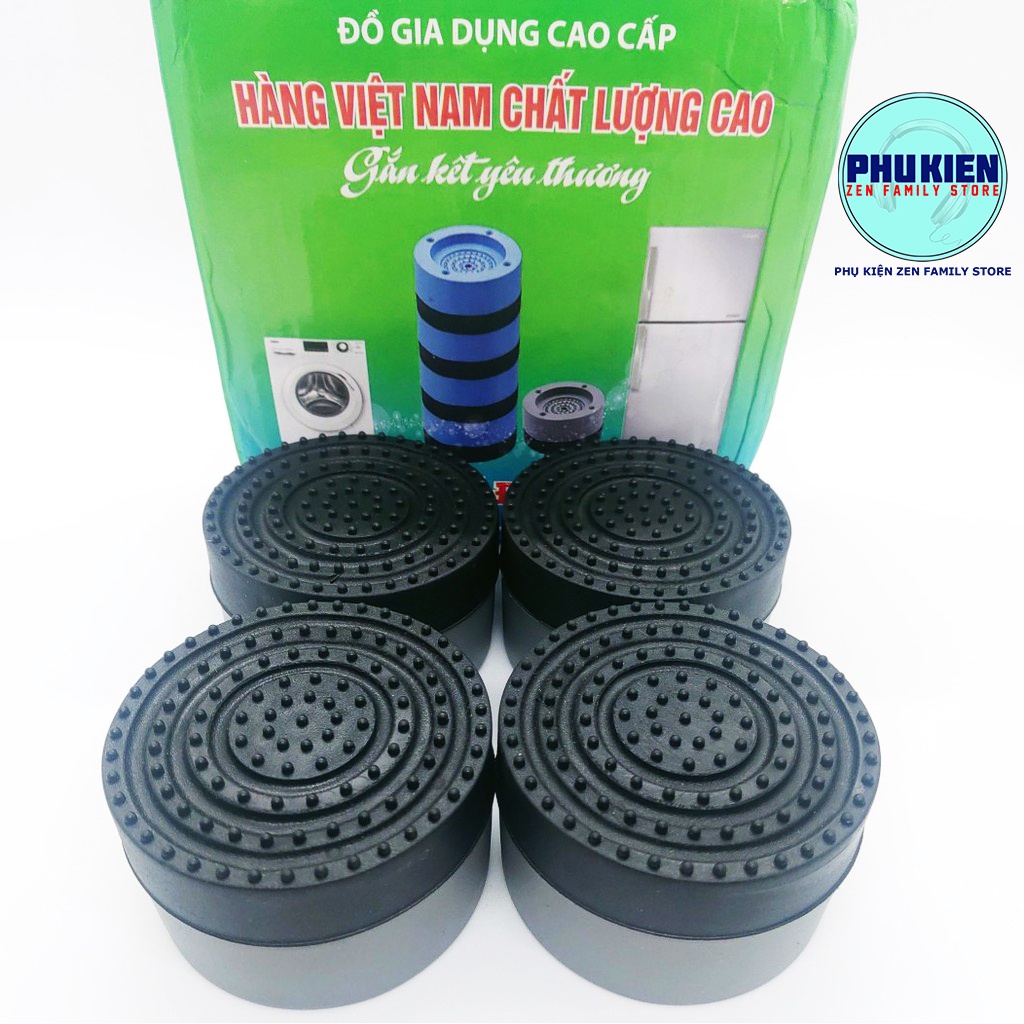 Hộp Bộ 4 Miếng Đế Đệm Cao Su Lót Chân Máy Giặt Chống Rung Chống Ồn_LOẠI TỐT | BigBuy360 - bigbuy360.vn