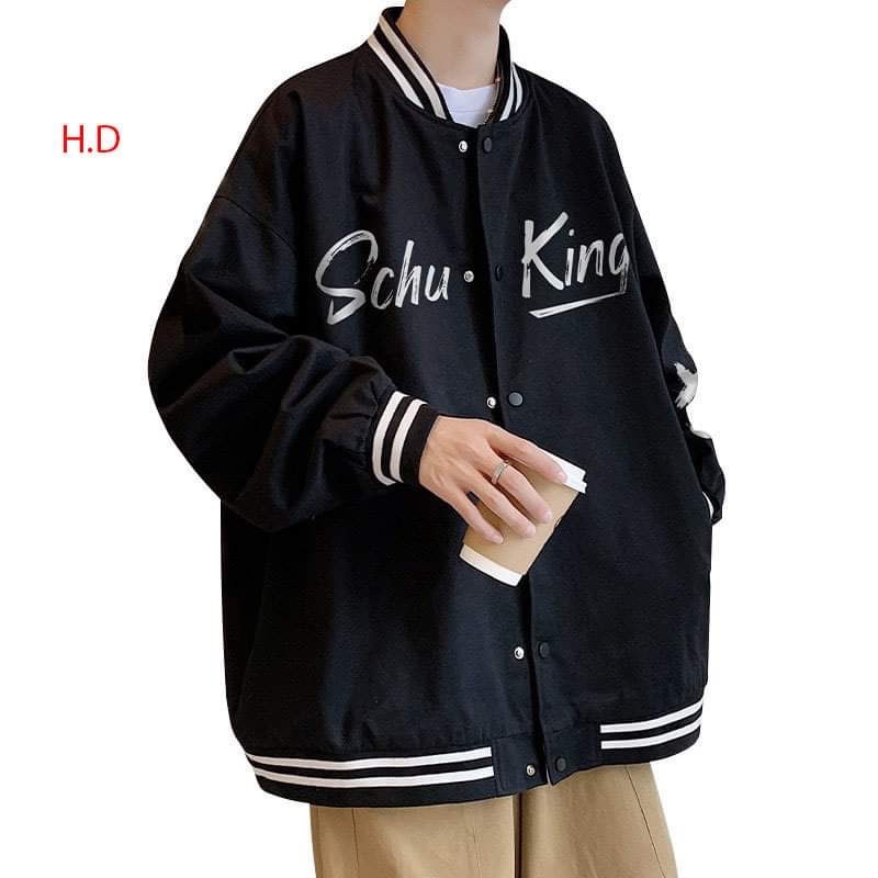 Áo bomber Schuking mặt cười TH6