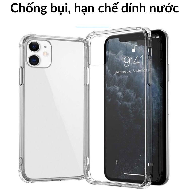 Ốp lưng iPhone trong suốt dẻo lâu ố vàng - Full mã iP 7Plus/8Plus/ iP X/Xs/11 Pro/ iP Xr/11promax - Nikin Offical
