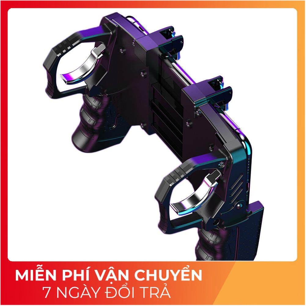 Tay cầm K21 không ồn nút bắn nhanh thượng hạng cho trò chơi PUBG Rules of Survival cho điện thoại iOS (cao_nhien_thith)