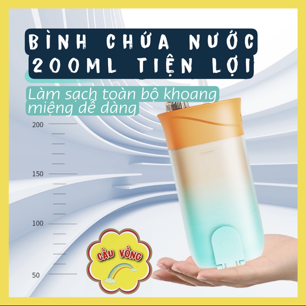 Máy Tăm Nước Cầm Tay Oral - Công nghệ mới nhất - Tăm nước cao cấp vệ sinh răng miệng siêu sạch