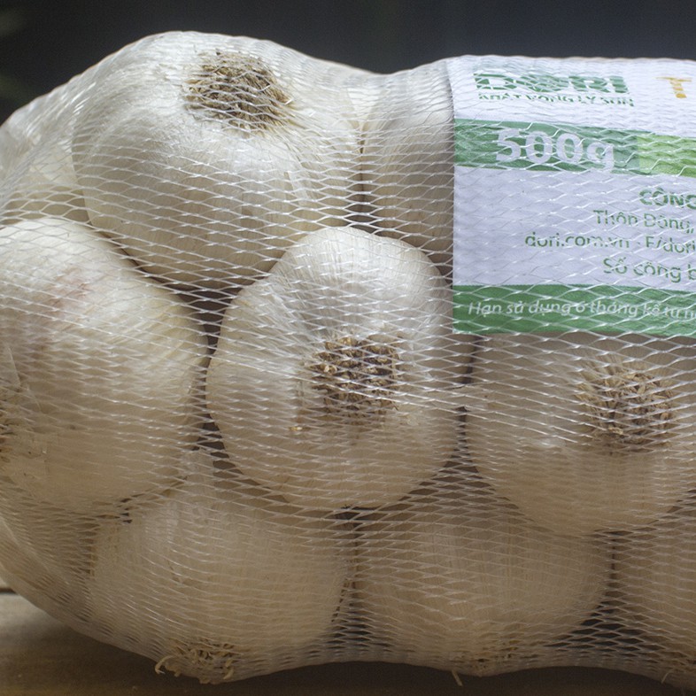 Tỏi Lý Sơn Dori Gold - Kích Cỡ Đặc Biệt - Túi 500g - Loại tỏi nhiều tép - Trồng tại đảo Lý Sơn
