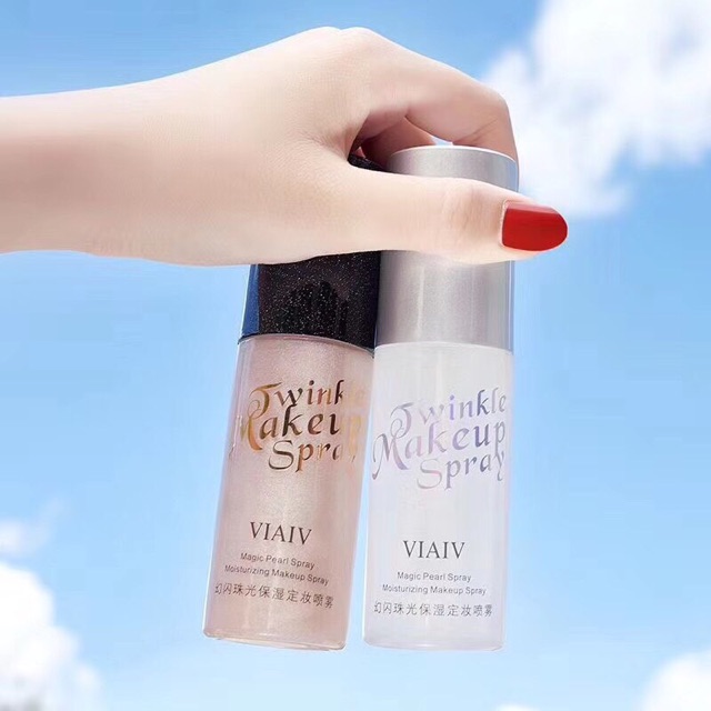 Xịt giữ lớp makeup nhũ chảy Stars shine galaxy spray Viaiv