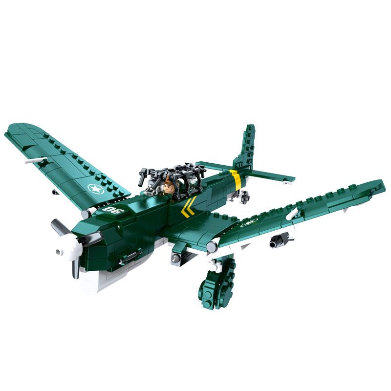 Bộ 502 Mô Hình Lắp Ráp Máy Bay Chiến Đấu MOC WW2 Junkers JU-87 Bomber Stuka Lego