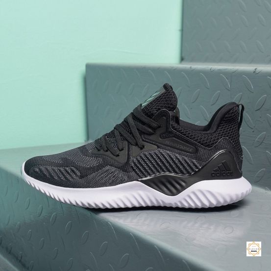 Giày Thể Thao Sneaker Nam Nữ Alphabounce Beyond 2018 Black White đen đế Trắng Cực Êm Thoáng Khí  Clever Man Store