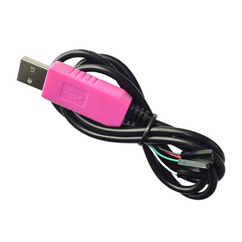 CP2102 Cáp nối tiếp USB sang TTL Cáp chuyển đổi đường dây tải xuống 1M 4PIN Tương thích cho Win 7 8 10 cho Arduino