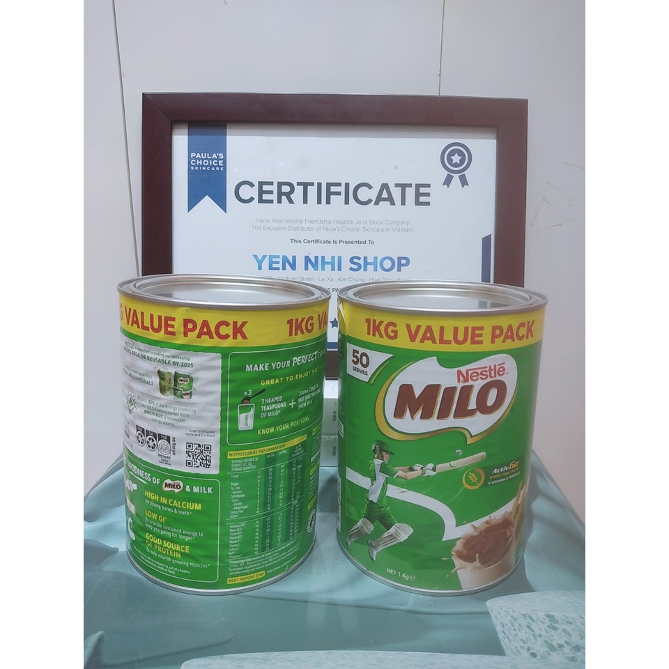 [CHÍNH HÃNG] Sữa milo Úc 1kg date 2023