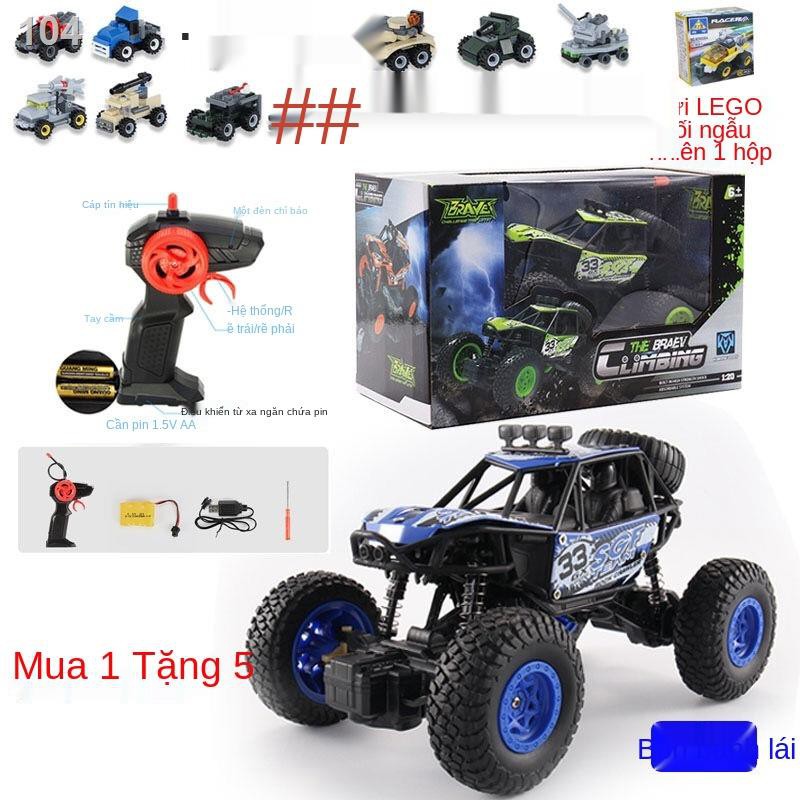 Ô tô điều khiển từ xa cho trẻ em 2,4g sạc bốn kênh ô tô leo núi địa hình ô tô điều khiển từ xa cho bé trai l