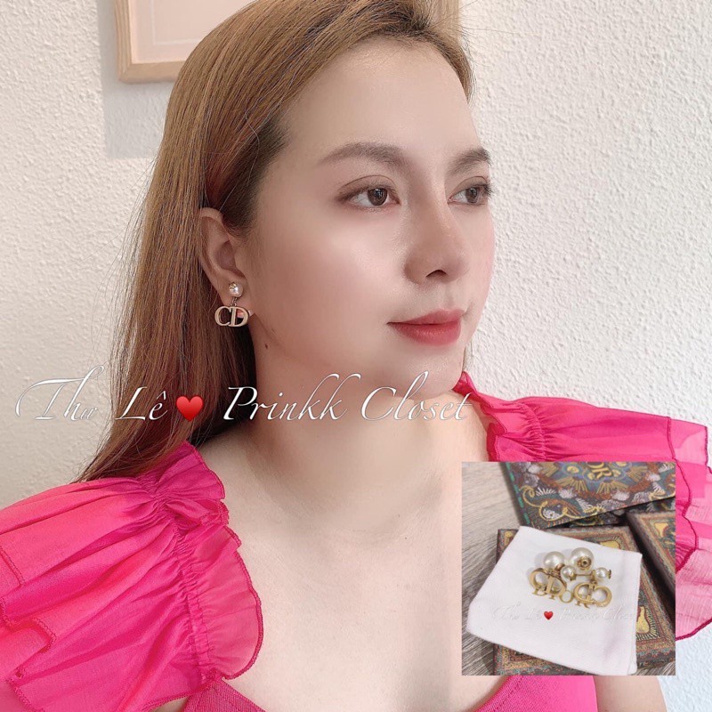 Hoa Tai CD Ngọc, Bông Tai CD Ngọc, Khuyên Tai CD Ngọc Vip Sang Chảnh Ảnh Thật, Hàng Có Sẵn Giao Hàng Nhanh Chóng